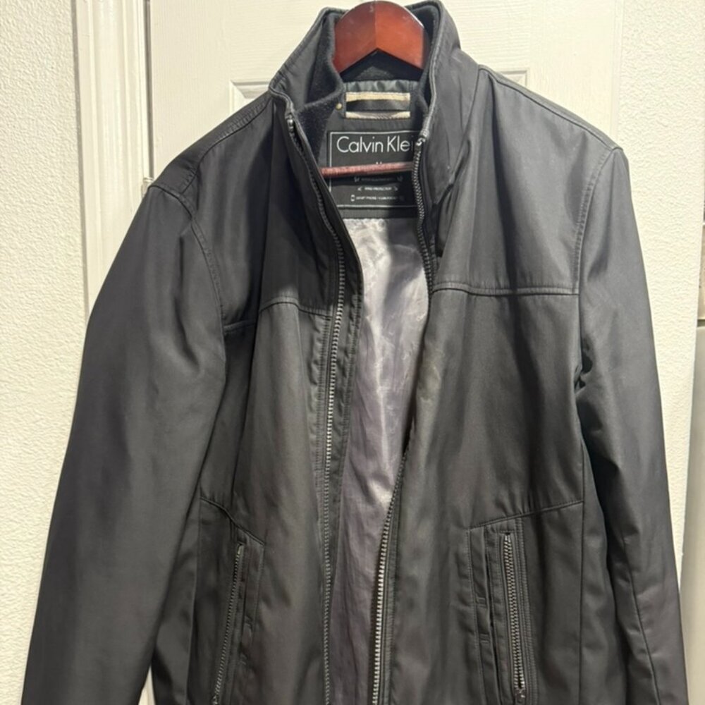 Calvin Klein Black Rain Jacket M